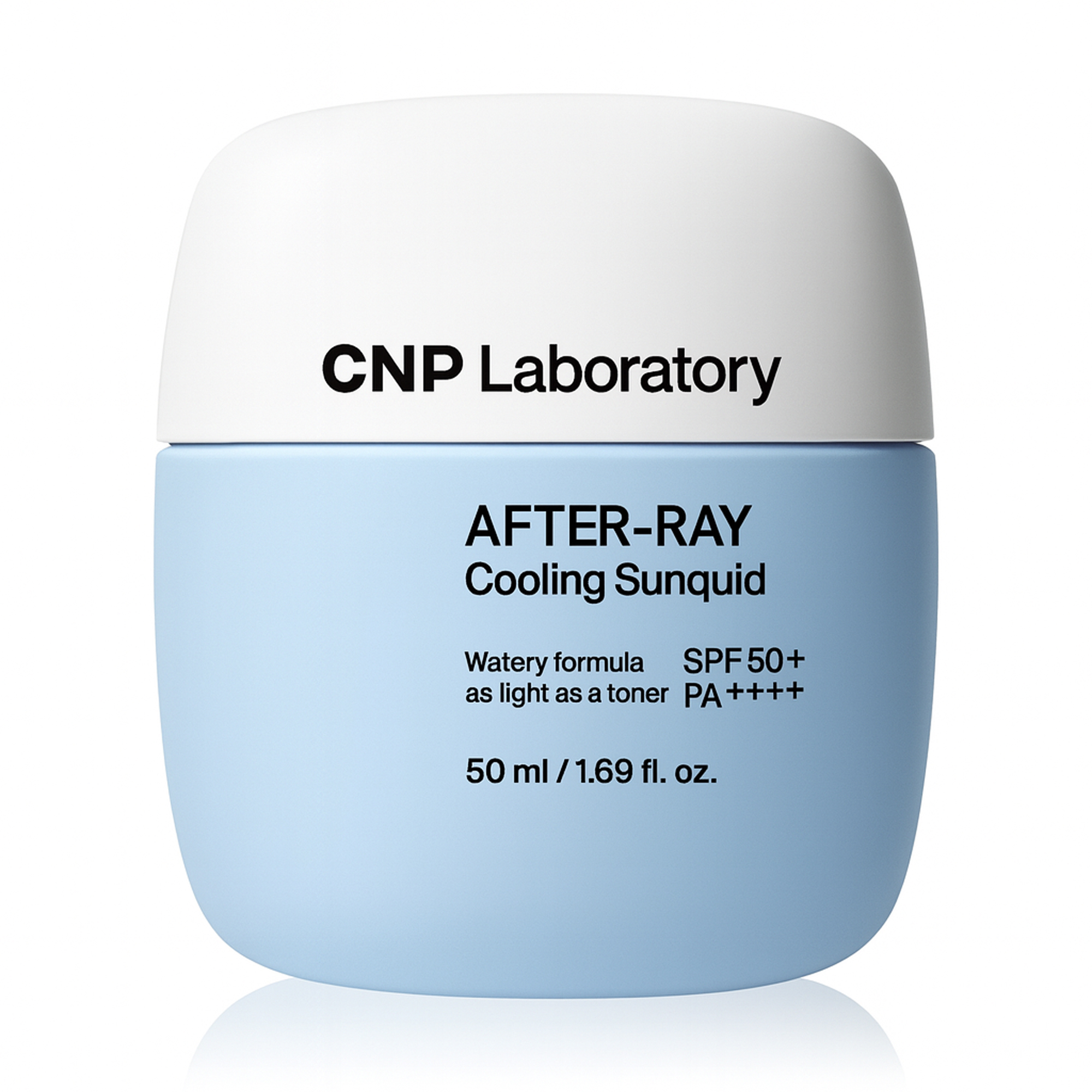 Уцінка! Охолоджувальний сонцезахисний крем для обличчя CNP Laboratory After-Ray Cooling Sunquid SPF 50+ PA++, 50 мл